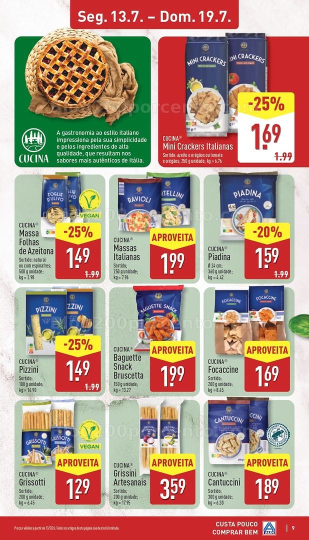 Antevisão Folheto ALDI Sabores do Mundo Promoções de 13 a 19 julho